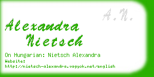 alexandra nietsch business card